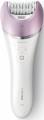 PHILIPS Epilatore Philips Satinelle Advanced Epilator BRE63000 ricaricabile + accessori bianco e rosa